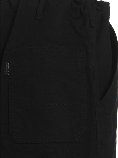 Shop Yohji Yamamoto Fatigues Pants In Black