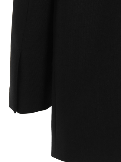 Shop Jil Sander Single-breasted Wool Blazer Jacket In Black