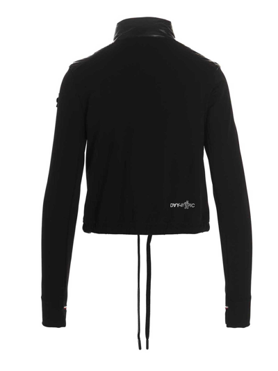 Shop Moncler Logo Jacket In Black