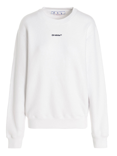 Shop Off-white Arrow Sweatshirt In White