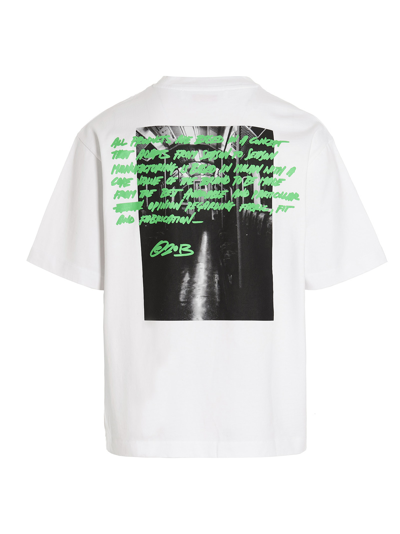 Shop Off-white Metro Type T-shirt In White