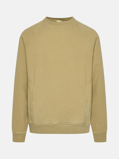 Shop Ten C Beige Cotton Sweatshirt