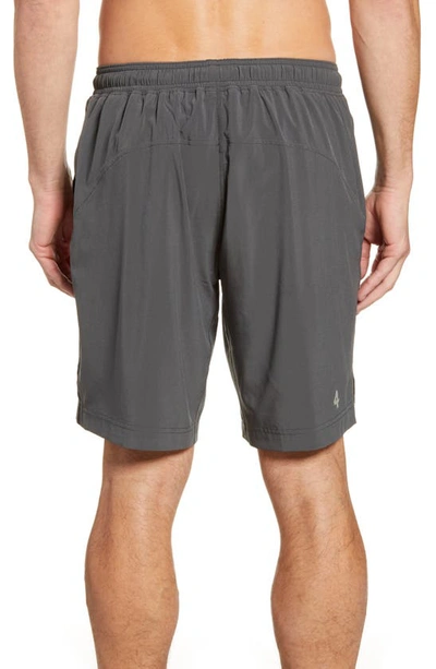 Shop Fourlaps Advance 9 Inch Shorts In Charcoal