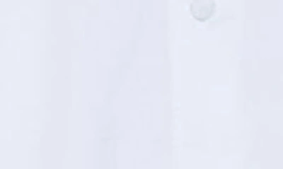 Nanette Lepore Three-quarter Puff Sleeve Poplin Shirt In Brilliant White