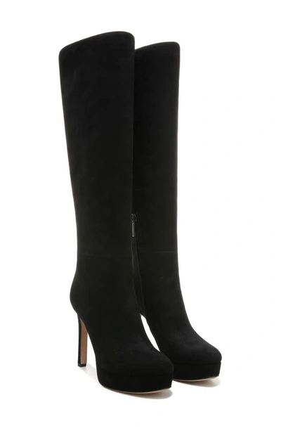 Shop Veronica Beard Dali Knee High Stiletto Boot In Black