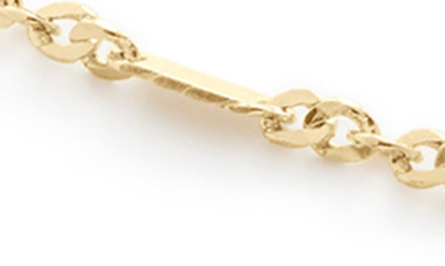 Shop Monica Vinader 14k Gold Shimmer Chain Bracelet In 14kt Solid Gold