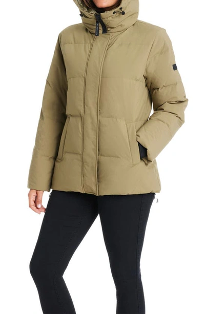 Shop Sanctuary Hooded Down Puffer Jacket In Olive