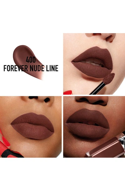 Dior Forever Liquid Transfer-proof Lipstick In 400 Forever Nude Line