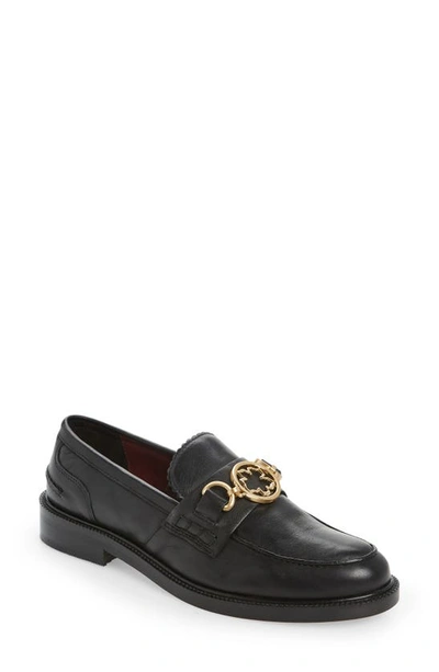 Ted Baker Women's Drayan Magnolia Accent Loafers In Black