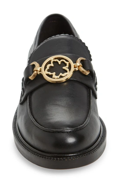 Ted Baker Women's Drayan Magnolia Accent Loafers In Black