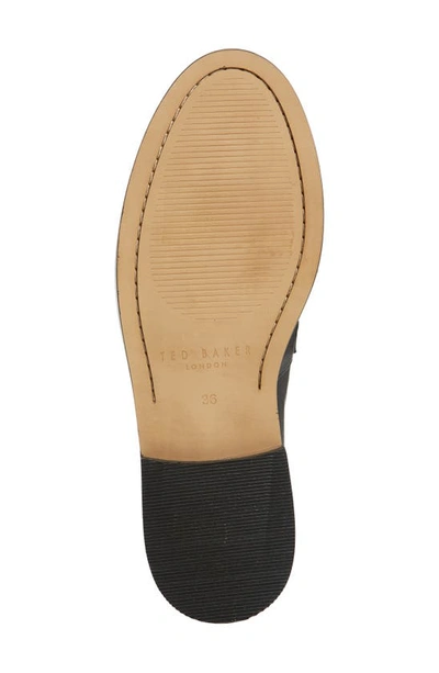 Ted Baker Women's Drayan Magnolia Accent Loafers In Black