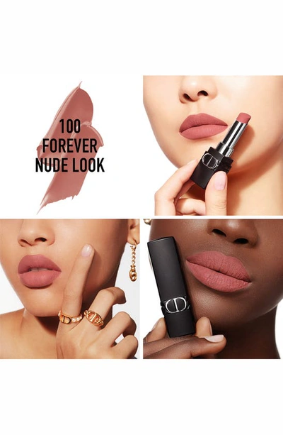Dior Forever Transfer-proof Lipstick In 100 Forever Nude Look