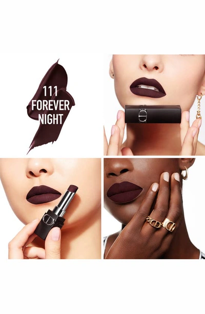 Dior Forever Transfer-proof Lipstick In 111 Forever Night
