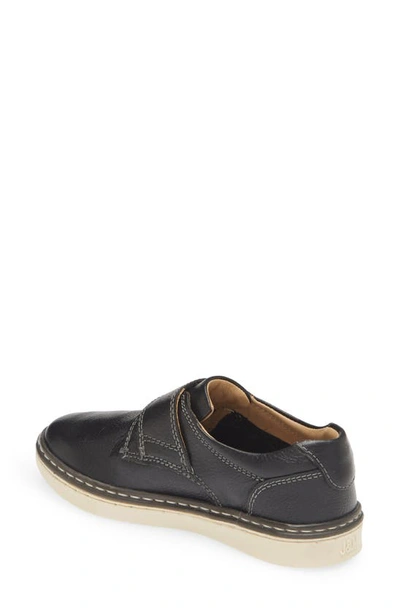 Shop Johnston & Murphy Kids' Mcguffey Sneaker In Black Full Grain