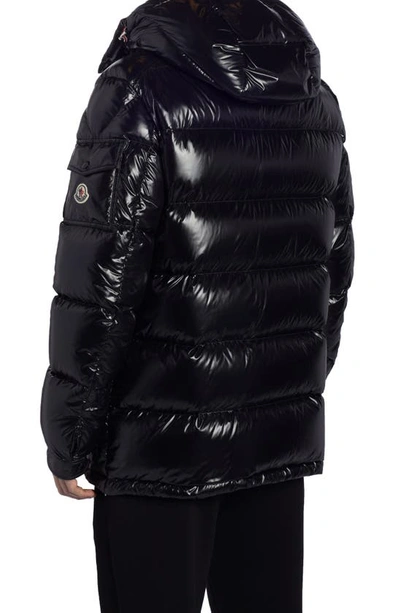 Shop Moncler Chiablese Quilted Down Parka In Black