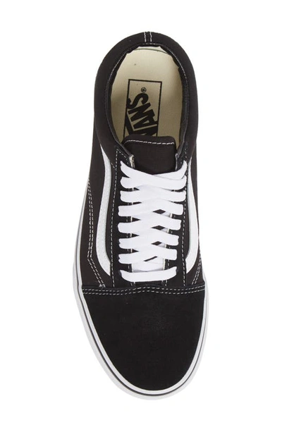Shop Vans Old Skool Sneaker In Black Whit