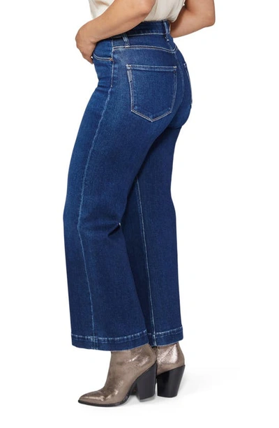 Shop Paige Flaunt Spotlight Curvy High Waist Ankle Wide Leg Jeans In Dream Weaver