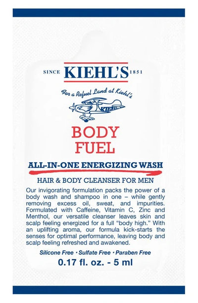 Shop Kiehl's Since 1851 Body Fuel All-in-one Energizing & Conditioning Wash $80 Value, 8.4 oz