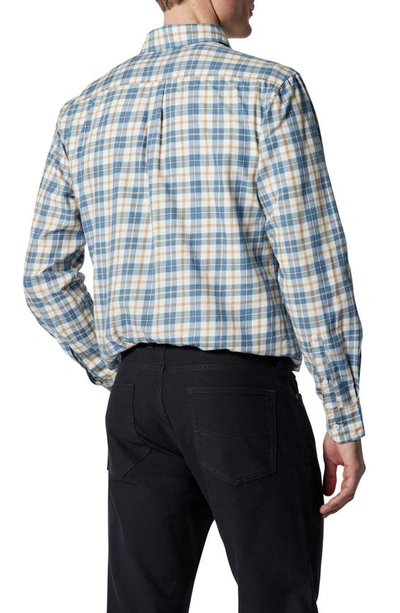Shop Rodd & Gunn Fox River Sports Fit Plaid Button-up Oxford Shirt In Azure
