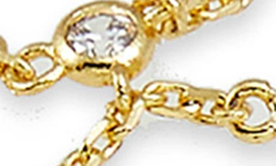 Shop Savvy Cie Jewels Double Loop Toe-to-anklet Station Chain In Yellow