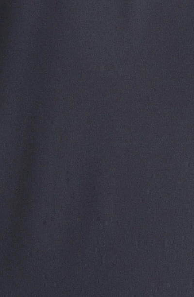 Peter Millar Crafted Stealth Quarter Zip Performance Pullover In Black