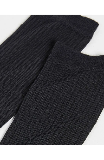 Shop Stems 3-pack Cotton & Cashmere Blend Crew Socks In Black/ Black/ Black