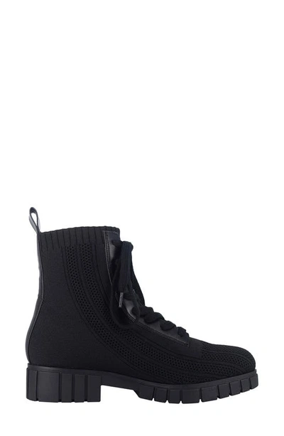 Shop Impo Bellamy Lug Sole Combat Boot In Black