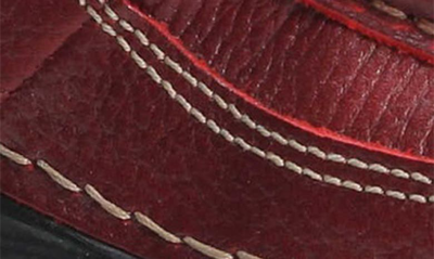 Wolky Roll Slide Mule In Red Printed Leather