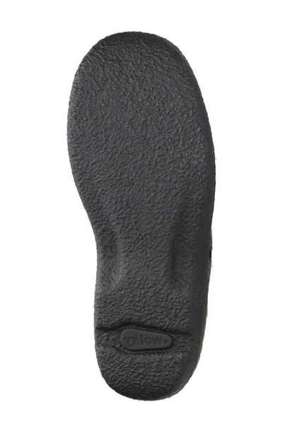 Wolky Roll Slide Mule In Sky Blue Printed Leather