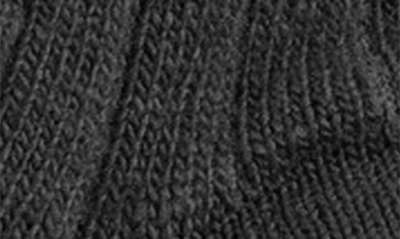 Stems Luxe Merino Wool Blend Crew Socks In Black
