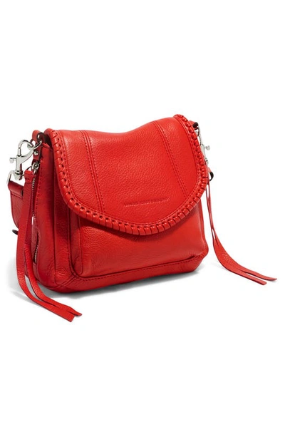 Shop Aimee Kestenberg Mini All For Love Convertible Leather Crossbody Bag In Corvette Red