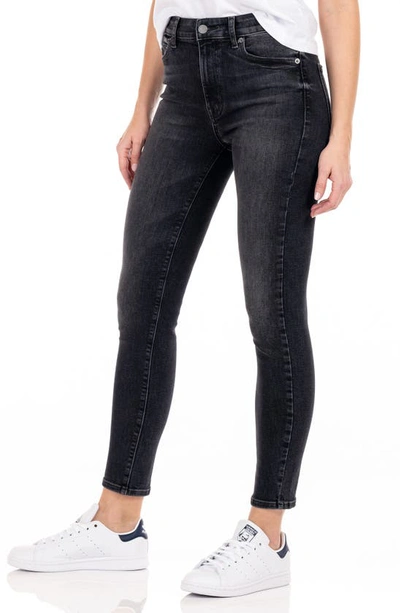 Shop Modern American Soho High Waist Ankle Skinny Jeans In Vtg Black