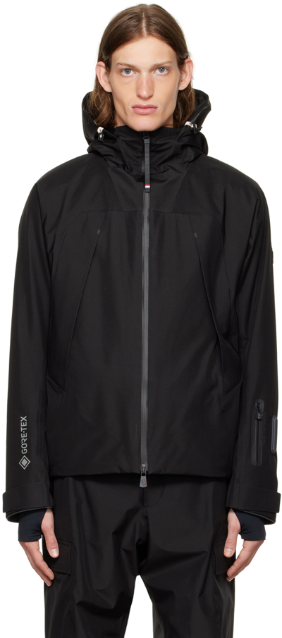 Shop Moncler Black Lapaz Jacket In 999 Black
