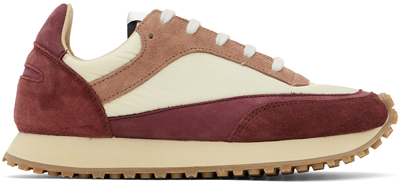Shop Spalwart Burgundy Tempo Low Sneakers In Dry Grape