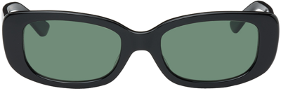 Shop Undercover Black Acetate Sunglasses