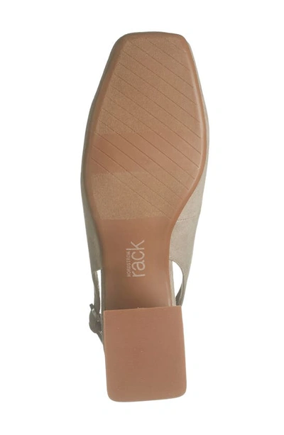 Shop Nordstrom Rack Gamma Block Heel Slingback Pump In Beige Taupe