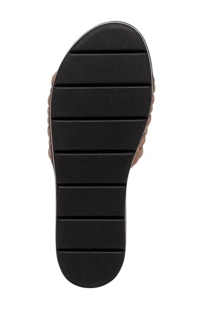 Linea Paolo Leah Slide Sandal In Taupe Fabric
