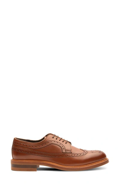 Shop Crosby Square Fleetwood Wingtip Derby In Cognac