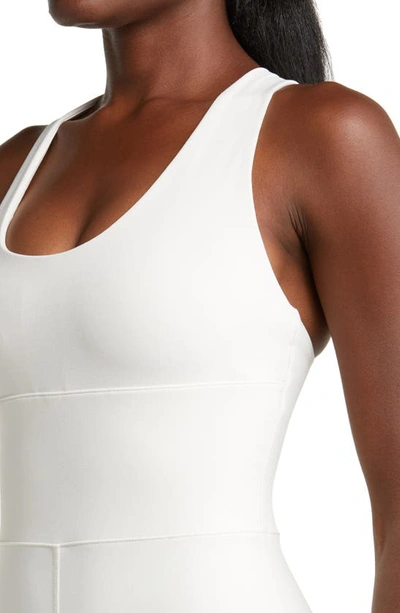Shop Alo Yoga Airbrush Physique Bodysuit In Ivory