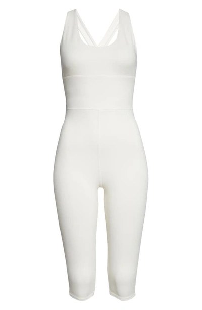 Shop Alo Yoga Airbrush Physique Bodysuit In Ivory