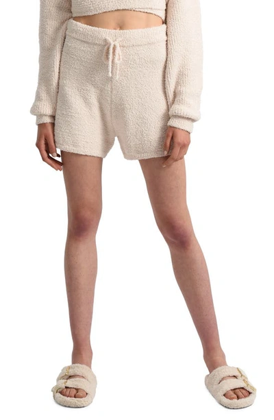 Molly Bracken Cozy Drawstring Shorts In Off White | ModeSens