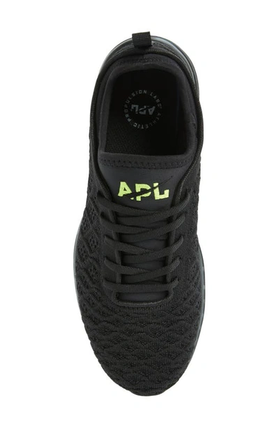Shop Apl Athletic Propulsion Labs Techloom Phantom Running Shoe In Black / Energy