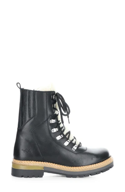 Shop Bos. & Co. Ada Waterproof Hiker Boot In Black Feel/ Merino Wool