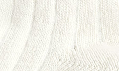 Shop Stems Luxe Merino Wool & Cashmere Blend Crew Socks In Ivory