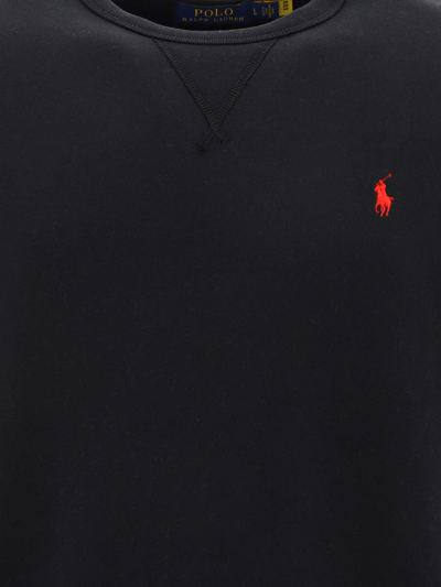 Shop Polo Ralph Lauren "pony" Sweatshirt In Black