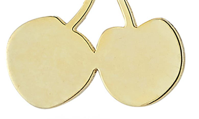 Ember Fine Jewelry Italian 14k Yellow Gold Cherry Stud Earrings In Gold