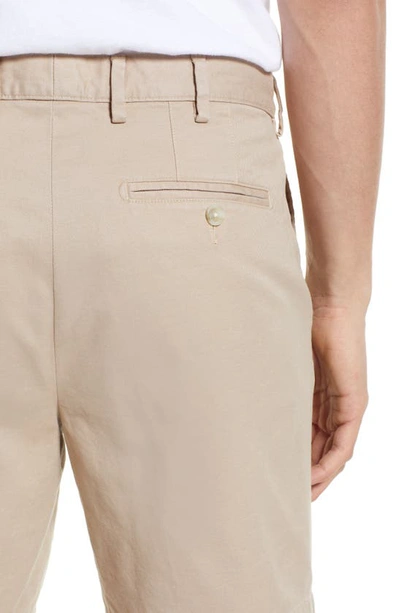 Shop Peter Millar Pilot Stretch Twill Shorts In Khaki