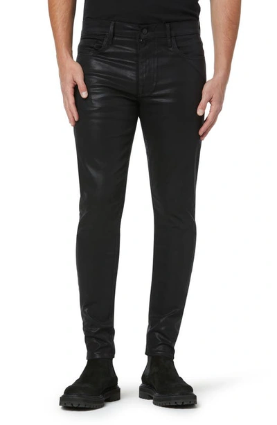 Shop Joe's Dean Coated Skinny Jeans In Jet Black