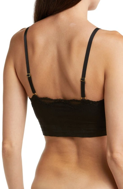 Honeydew Intimates Lorelai Longline Bralette In Black