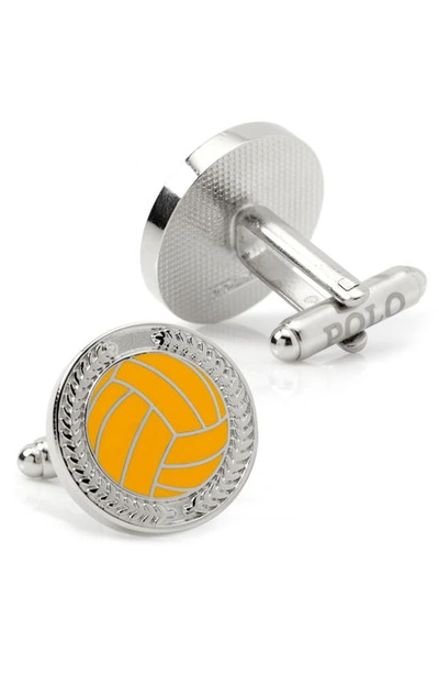 Shop Cufflinks, Inc Water Polo Embossed Cuff Links In Yellow